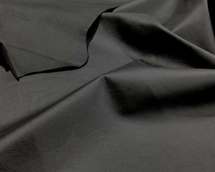 FULL GRAIN GERMAN LEATHER HIDES BLACK ave size 4.9 Sq Mts