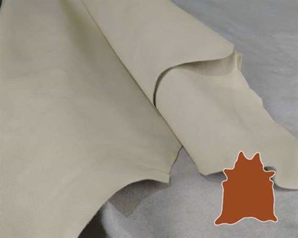 VERMANI PELLI LATINI CHAMPAGNE UPHOLSTERY LEATHER FULL HIDE