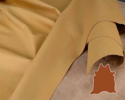 VERMANI PELLI LATINI GIALLO UPHOLSTERY LEATHER FULL HIDE