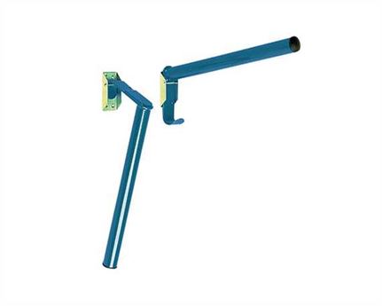 STUBBS POLE STYLE FOLDING SADDLE HOLDER BLUE