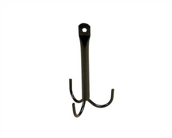 STUBBS 3 PRONG TACK HOOK BLACK