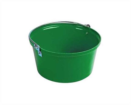 STUBBS SHALLOW FEED/WATER BUCKET GREEN