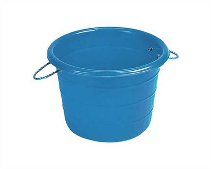 STUBBS LARGE MANURE BASKET BLUE