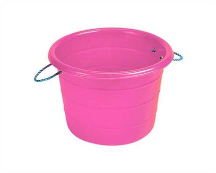 STUBBS LARGE MANURE BASKET PINK