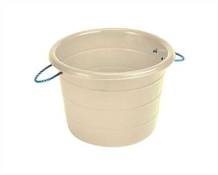 STUBBS LARGE MANURE BASKET WHITE