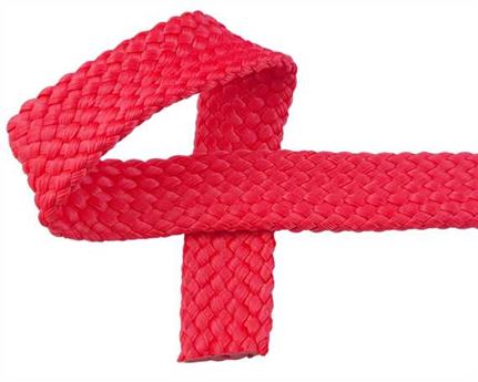 WEBBING DOG LEAD RED 20MM (PER L/MTR)