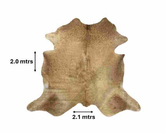  COWHIDE RUG BEIGE & WHITE LARGE (rug pictured sent) Free Delivery!