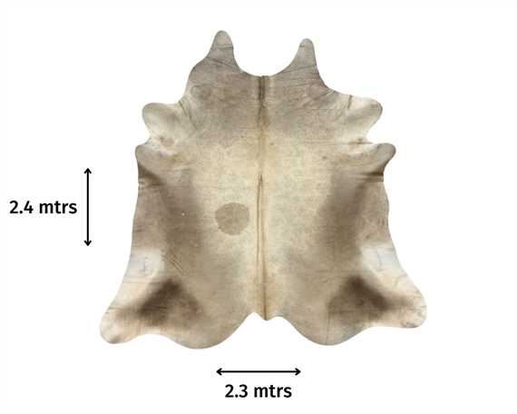  COWHIDE RUG CHAMPAGNE LARGE (rug pictured sent) Free Delivery!