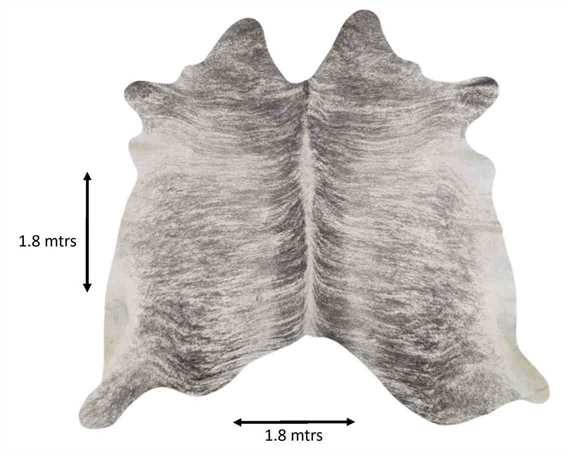  COWHIDE RUG SALT & PEPPER small (rug pictured sent) Free Delivery!