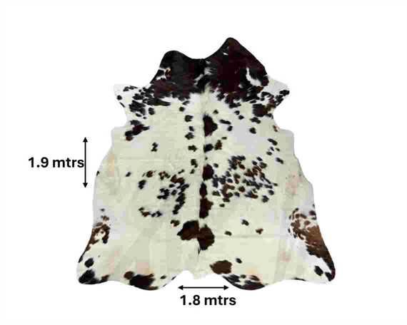  COWHIDE RUG TRI COLOUR small (rug pictured sent) Free Delivery!