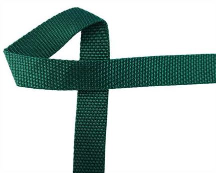 WEBBING POLYPROPELENE GREEN G88 25MM (PER L/MTR)