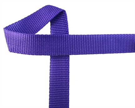 WEBBING POLYPROPELENE PURPLE 25MM (PER L/MTR)