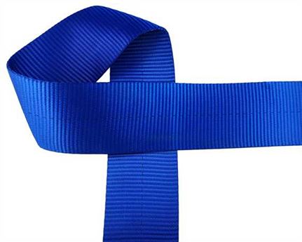 WEBBING HEAVY TRUCK (PER L/MTR) BLUE 75MM