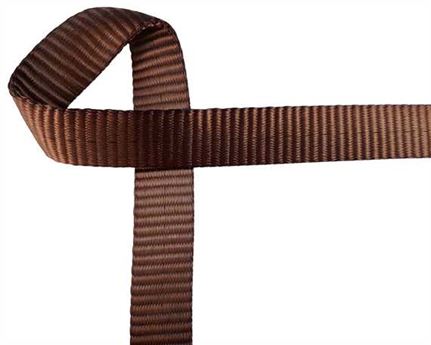WEBBING HEAVY TRUCK (PER L/MTR) BROWN 25MM