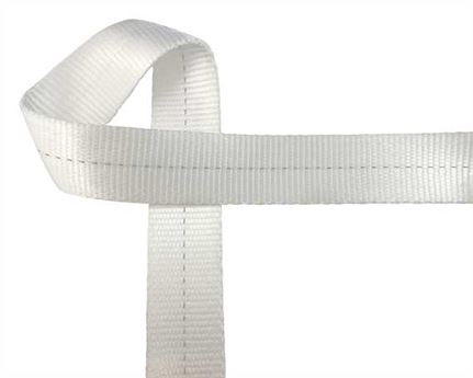 WEBBING HEAVY TRUCK (PER L/MTR) WHITE 50MM