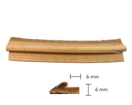 SHOE DOCTOR STORM WELTING LEATHER 16MM X 3MM NATURAL (PER L/MTR)