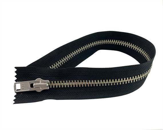 ZIP CLOSED END #10 NICKEL BLACK TAPE 40CM
