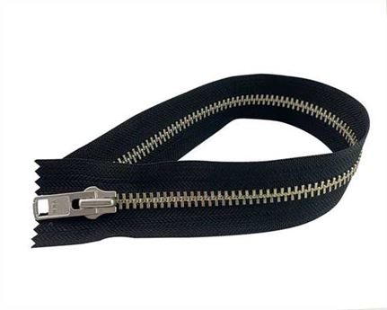 ZIP CLOSED END #10 NICKEL BLACK TAPE 45 CM