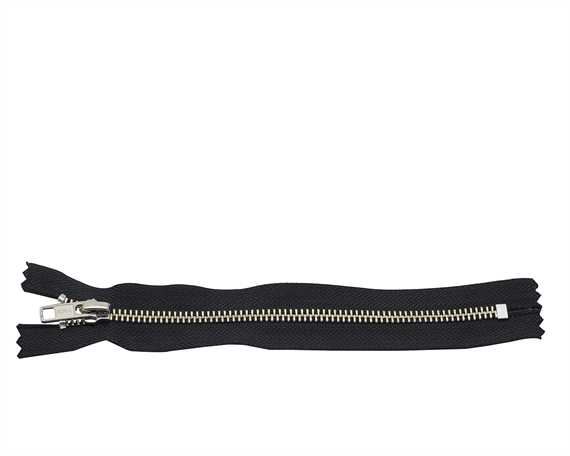 ZIP CLOSED END #5 NICKEL BLACK TAPE 45 CM