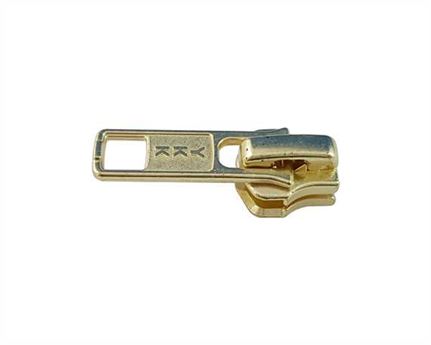 ZIP RUNNERS #5 FOR METAL ZIPS - GOLD LOCKING