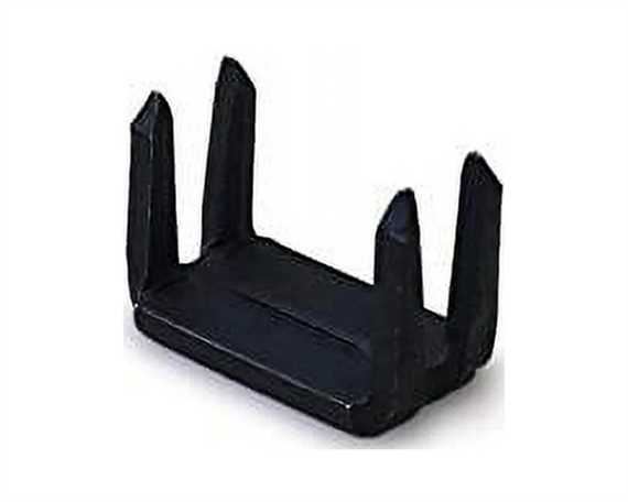 ZIP #10 BOTTOM STOPPER BLACK